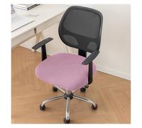 Waterproof Office Chair Cover With Stretchable, Universal Slipcovers For Rotating Desk Chairs Computer Seats Durable Protector For Home And Office Use(Purple)