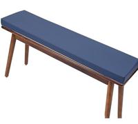 Waterproof Outdoor Bench Cush 180x35x5cm Navy Blue Long Patio Seat Pad for Garden Fur Replacement Chair Cush for t and Sle