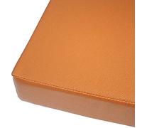 Waterproof Outdoor Bench Cushion 2-3 Seater PU Leather Garden Seat Pad with Zipper Dining Room Patio Swing Chair Cushion Brown 150x45x5 cm