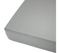 Waterproof Outdoor Bench Cushion 2-3 Seater PU Leather Zippered Garden Sofa Pad Dining Patio Swing Chair Cushion Gray 70 x 45 x 5 cm Weather-Resistant