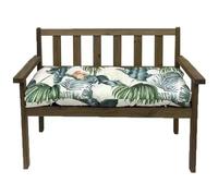 Waterproof Outdoor Bench Cushion, 3-Seater Patio Seat Pad, Thick 9cm Comfortable Replacement Pillow for Garden and Indoor Use, Light Gray, 130x50cm