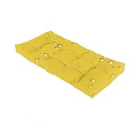Waterproof Outdoor Bench Cushion Comfortable Anti-Slip Patio Seat Pad Garden Swing Pillow Yellow 190x40x8cm for Terrace & Porch Use