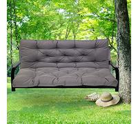 Waterproof Outdoor Bench Cushion for 2 4 Seater Sun Resistant with Backrest Easy to Clean Perfect for Patios Hammocks and Garden Furniture