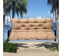 Waterproof Outdoor Bench Cushion for 2 4 Seater Sun Resistant with Backrest Easy to Clean Perfect for Patios Hammocks and Garden Furniture