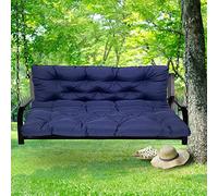 Waterproof Outdoor Bench Cushion for 2 4 Seater with Backrest Sun Resistant Easy to Clean Perfect for Patios Hammocks and Garden Furniture