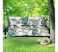 Waterproof Outdoor Bench Cushion for 2 4 Seater with Backrest Sun Resistant & Easy to Clean Perfect for Patios Hammocks and Garden Furniture