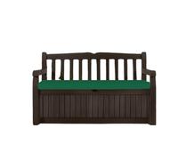 Waterproof outdoor Bench Cushion Seat Pad different sizes to replace Iceni Keter, Eden Storage Box, custom benches & swings.128x50,120x50,100x40,140x45,122x40, 10x47 (Bottle Green, 108 x 45 x 6cm)