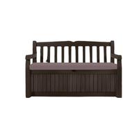 Waterproof outdoor Bench Cushion Seat Pad different sizes to replace Iceni Keter, Eden Storage Box, custom benches & swings.128x50,120x50,100x40,140x45,122x40, 10x47 (Brown, 110 x 47 x 6cm)