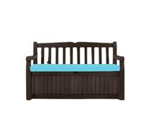 Waterproof outdoor Bench Cushion Seat Pad different sizes to replace Iceni Keter, Eden Storage Box, custom benches & swings.128x50,120x50,100x40,140x45,122x40, 10x47 (Turquoise, 110 x 35 x 6cm)