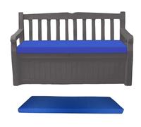 Waterproof outdoor Bench Cushion Seat Pad different sizes to replace Iceni Keter, Eden Storage Box, custom benches & swings.128x50,120x50,100x40,140x45,122x40, 10x47 (Royal Blue, 120 x 50 x 6cm)