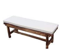 Waterproof Outdoor Bench Cushions 120x40x5 cm Washable Set for Swing Chair & Rattan Sofa Thick Zip-Closure Pillows for 2-Seater Dining & Patio Furniture