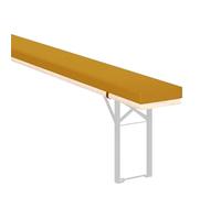 Waterproof Outdoor Bench Cushions for Beer Tables - Non-Slip Adjustable Sizes (110-220 cm) - Ideal for Party Tents & Patio Furniture 12170x30x3 cm