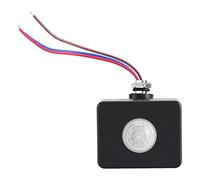 Waterproof Outdoor Black 110-240V PIR Sensor, Infrared Lighting for Night Use with Lights