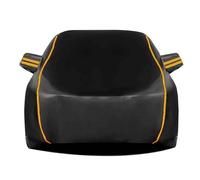 Waterproof Outdoor Car Cover for Cadillac DeVille 4 Coupe 1965-1970 Durable Car Tarpaulin with Side Zippers and Reflective Strips Full Garage Covers Rainproof Windproof Scratch Resistant