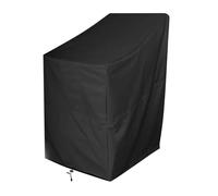 Waterproof Outdoor Chair Cover, 210D Heavy-Duty, Windproof, Snow & Rain Resistant, Stackable Garden Furniture Protector, Fits Chairs 89x89x120x89 cm