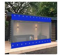 Waterproof Outdoor Cover Transparent Dustproof & Rainproof for Garden Pavilion Terrace Pool and Furniture Protection (3.5 x 2.2 m)