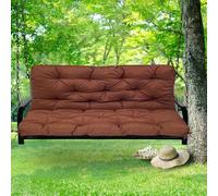 Waterproof Outdoor Cushion for 3-Seater Hollywood Swing Garden Bench Pad with Backrest Dark Blue 100x100x10cm Ideal for Patio Furniture & Comfortable
