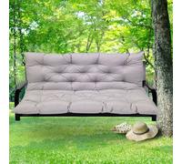 Waterproof Outdoor Cushion for 3-Seater Hollywood Swing Garden Bench Pad with Backrest Dark Blue 100x100x10cm Ideal for Patio Furniture & Comfortable