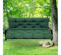 Waterproof Outdoor Cushion for 3-Seater Hollywood Swing Garden Bench Pad with Backrest Dark Blue 100x100x10cm Ideal for Patio Furniture & Comfortable