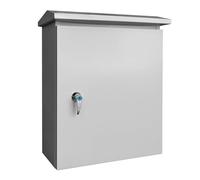 Waterproof Outdoor Electrical Junction Box, Cold Rolled Steel with Secure Lock, Mounting Plate, Recessed Door Panel, Versatile Utility (40x30x20cm)