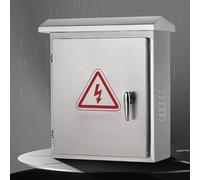 Waterproof Outdoor Electrical Junction Box with Lock and Hinges for Garden and Industrial Use