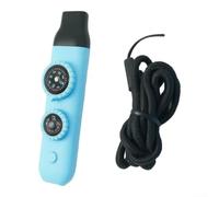 Waterproof Outdoor for compass Acrylic Body High Precision Waterproof | LED light, loud whistle, temperature monitor, clear for dial, night visibility