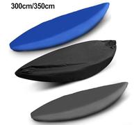 Waterproof Outdoor For Kayak Cover with Adjustable Closure to Secure Fit, Shielding For Kayaks from Water, Dust, and UV Rays During For Storage and (300cmblack)