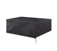 Waterproof Outdoor Fur Covers Heavy Du Patio Garden Protector for Sofa Table & Chairs Dustproof & Weather Resistant (Black 270x180x89CM)
