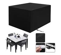 Waterproof Outdoor Furniture Cover, 280x210x85cm Patio Set Table and Chair Cover, Heavy Duty 420D Oxford Polyester Garden Furniture Cover Rip Resistant, Waterproof, Anti-UV Rattan Sofa Cover