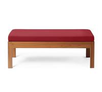 Waterproof Outdoor Garden Bench Cushion 2 3 Seater Thick Foam Seat Cushions for Indoor & Outdoor Furniture Red 130x30x5cm Perfect for Sofas Bay & Swings