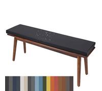 Waterproof Outdoor Garden Bench Cushion with Removable Zipper Non-Slip Seat Pad for Patio Swing Indoor/Outdoor Use 120x35x5cm Color14