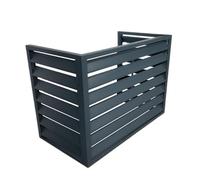 Waterproof Outdoor Garden Cover Durable Aluminum Air Conditioner Shield Dustproof Plant Protector Suitable for Gardens Balconies Walls Patios (Color: Three)