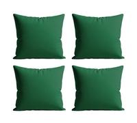 Home Sweet Home UK 100% Waterproof Outdoor Cushion Covers 60x60cm Set Of 4 With Invisible Zippered Outdoor Cushions Covers Waterproof 24"x24" Cushion Cover For Living Room Garden Sofa Bedroom