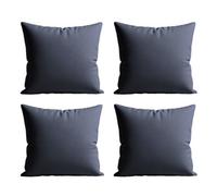 Home Sweet Home UK Outdoor Cushions Waterproof Filled 4 Pack 60x60cm With Invisible Zippered Outdoor Garden Cushions Waterproof 24"x24" With Cushion Covers For Living Room Garden Sofa Bedroom