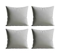 Home Sweet Home UK Outdoor Cushions Waterproof Filled 4 Pack 45x45cm With Invisible Zippered Outdoor Garden Cushions Waterproof 18"x18" With Cushion Covers For Living Room Garden Sofa Bedroom