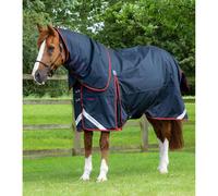 Waterproof outdoor horse blanket with neck cover Premier Equine Buster 420 g Classic