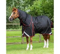 Waterproof outdoor horse blanket with neck cover Premier Equine Buster 420 g Classic