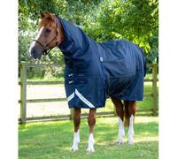 Waterproof outdoor horse blanket with neck cover Premier Equine Buster Storm Classic 420 g