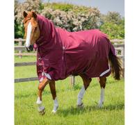 Waterproof outdoor horse blanket with neck cover Premier Equine Buster Storm Classic 90 g