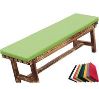 Waterproof Outdoor/Indoor Bench Cushion - 120cm/110cm/200cm/150x40cm/35cm/30cm - 2/3/4 Seater Non-Slip Seat Pad for Bay Windows, Garden Patio, Long Chairs, Swings & Porch Furniture(H11,150x45x5cm)