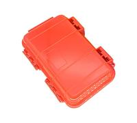 Waterproof Outdoor Instrument Case Carry Storage Box Survival Container Shockproof Material Suitable for Camping Travel Fishing Bo, Orange S