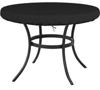 Waterproof Outdoor Round Table Cover 600D Ox Fabric, Weatherproof Protection for Folding Tables, 280x75cm, UV & Rain Resistant, Ideal for Garden Use