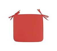 Waterproof Outdoor Seat Cushions Square Bistro Seats Cushions with Ties Foam Padding Removable Seats Pad Chair Seat Pad Cushion for Dining Cushion Home Office Shop Bar Indoor Patio Garden