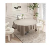 Waterproof Outdoor Tablecloth - Oilcloth Fabric Protector for Garden Picnic Home Restaurant - Stylish Soy Milk Color 90x90cm Stain-Resistant Easy-Clean Decor Solution