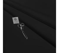 Waterproof Outdoor Upholstery Fabric - 600D PVC Coated Polyester - 148cm Wide - Hard Wearing Material for Campervan, Garden Seating - Sold by The Metre (Black)