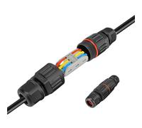 Waterproof Outdoor Wire Connector | IP68 Junction Box Cable Connector | 2/3 Way wire Extension Electrical Cable Connectors For 4-12MM Diameter Cables, -40°C +95°C
