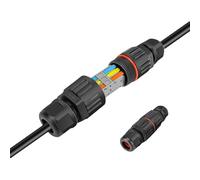 Waterproof Outdoor Wire Connector, IP68 Junction Box Cable Connector, Electrical Buried Cold Press Cable, Wire Extension Electrical Cables Connectors for 2 Or 3-Pin Cables, -40°C +95°C