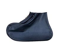 Waterproof overshoes, silicone shoe covers, shoe covers, reusable rain, unisex rain overshoes, reusable shoe for rainy days, snow days, beaches, muddy roads, black, 13 UK