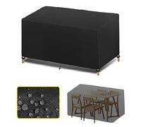 Waterproof Ox 600D Garden Fur Covers UV & Dust Resistant Outdoor Table & Chair Protector 200 x 90 x 70 cm Weatherproof Patio Shield
