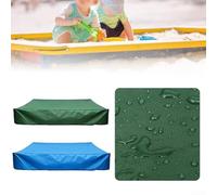 Waterproof Oxford Cloth Cover for Children's Toy Sandpit, and Dustproof with Secure Tow Rope for Garden Use (Green 200 * 200 * 20cm)